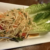 Papaya salad  at Chan Chao in Petaluma
