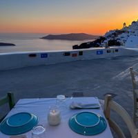  at Aegean Restaurant in Santorini