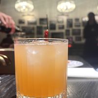 Ginger whisky cocktail   at Dakwala Bombay Canteen in Newcastle Upon Tyne