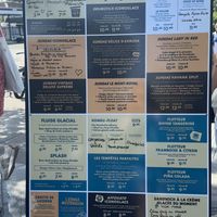 Part of the menu. Most items also have a vegan option  at Iconoglace - Mile-end in Montreal