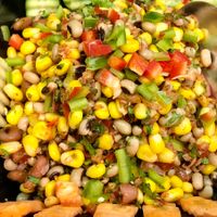 Corn and bean salad  at Barbeque Nation - Dalma Mall in Abu Dhabi
