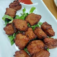 Chicken nuggets at Veggie Heaven in Somerset