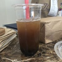 mango bubble tea  at Veggie Heaven in Somerset