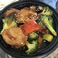 sesame chicken  at Veggie Heaven in Somerset