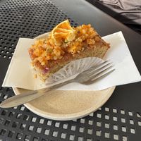 Vegan orange and walnut cake   at Nancy Eatery in Pakenham
