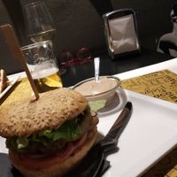 vegan burger at Ink Pub in Roncade