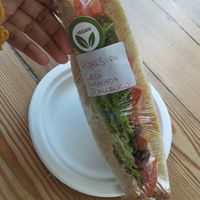 Tramezzino (sandwich) at Il Pane di Simona in Pietra Ligure