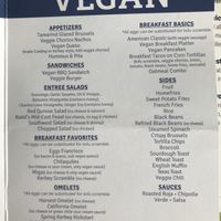 Ask for the separate vegan menu  at Kerbey Lane Cafe - Central in Austin