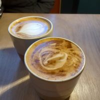 Oat flat white at The Maker in Dundee