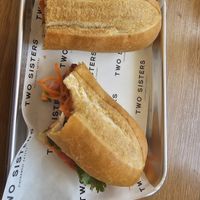 Tofu bahn mi (no mayo for vegan)   at Two Sisters in Ventnor City