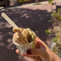 Pistazie und Haselnuss ❤️ at Gelateria Ricci in Follonica