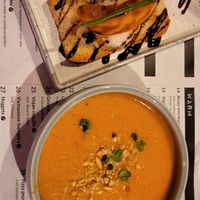 Soup and bruschetta at Rozey in The Hague