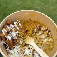 Mung bean Dhal, Chickpea Curry  at Planted Plates in Milton