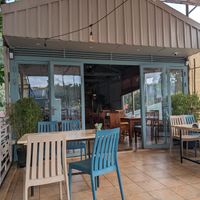 Outdoor seating at Shokudo in Nairobi