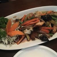 Vegan oyster sauce vegetables   at EasyGo Thai in Mount Maunganui