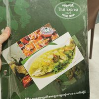Menu at RGN - Thai Express in Yangon