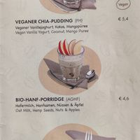 Vegan breakfast choice at Breakfast Club in Innsbruck