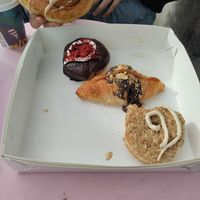 Some options, the ones with cinnamon were the BEST at Round - Stockmann Mall in Helsinki