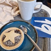Vegan mince pie at Morrisons Cafe  in Newport