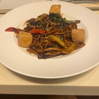 Mahogany noodles  at Departure Restaurant and Lounge in Portland