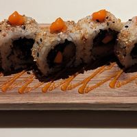 Nuka Carrot Roll at Departure Restaurant and Lounge in Portland