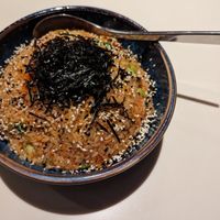 Kimchi Fried Rice at Departure Restaurant and Lounge in Portland