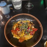 Delicata robata squash  #Veganuary at Departure Restaurant and Lounge in Portland