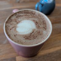 Peanut butter hot chocolate at Brownies & Coffee in Norwich