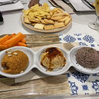 Vegan pâtées  at Pizzeria El Olivo in La Vall Duixo