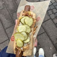   at Den Okologiske Polsemand - Food Stall in Copenhagen