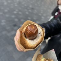 Vegan hotdog   at Den Okologiske Polsemand - Food Stall in Copenhagen