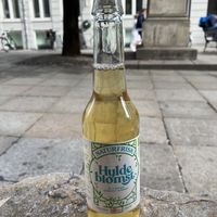 Elderflower drink made in Denmark  at Den Okologiske Polsemand - Food Stall in Copenhagen