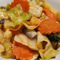 Vegan red curry at Siam Spice in Longview