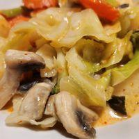 Vegan red curry at Siam Spice in Longview