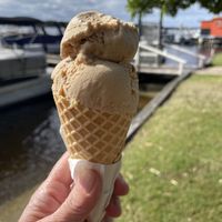 Salted caramel   at Planet 72 Icecreamery in Noosaville