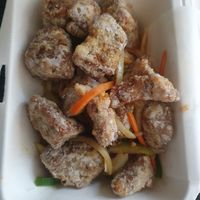 Salt & pepper vegan duck at 105 Cantonese Takeaway in Wilmslow