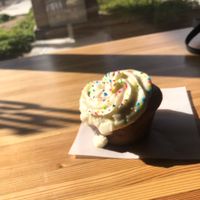 Cupcake at The Cutting Board Bakery and Cafe in Mesa