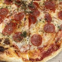 Pepperoni pizza   at Vegan Pizza  in Denver