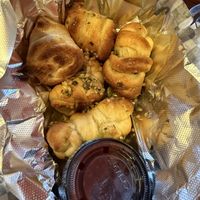 Vegan knots with marinara   at Vegan Pizza  in Denver