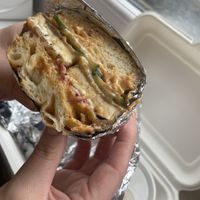 Spicy tofu sandwich   at Craving Asian in Newcastle Upon Tyne