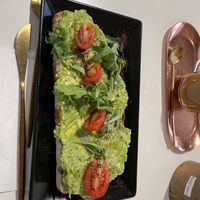 Avocado toast   at Coffee Space in Madrid
