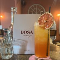 Here comes the sun cocktail was delicious!  at Dosa Darlings in Oxford