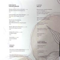 Menu front  at Ristorante De Len in Cortina D Ampezzo