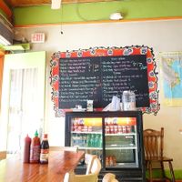 Menu at Thuy's Noodle Shop in Bisbee