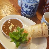 spring roll at Thuy's Noodle Shop in Bisbee