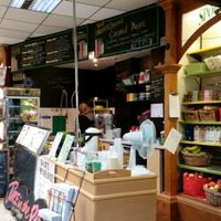 Juice Bar at Entrance at Beanfreaks Store and Juice Bar in Cardiff