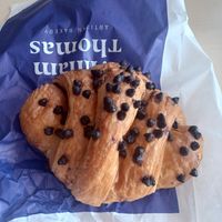 Vegan chocolate croissant at William Thomas Artisan Bakery - Josefská in Brno