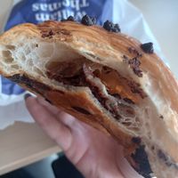 Vegan chocolate croissant at William Thomas Artisan Bakery - Josefská in Brno