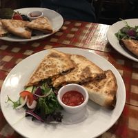 vegan quesadilla- MASSIVE portions, really nice!  at Freddy's in Galway