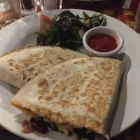 Vegan quesadillas  at Freddy's in Galway